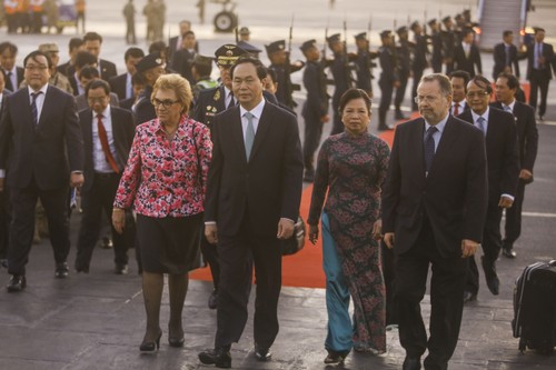 Президент СРВ Чан Дай Куанг участвует в 24-м саммите АТЭС в Лиме - ảnh 1